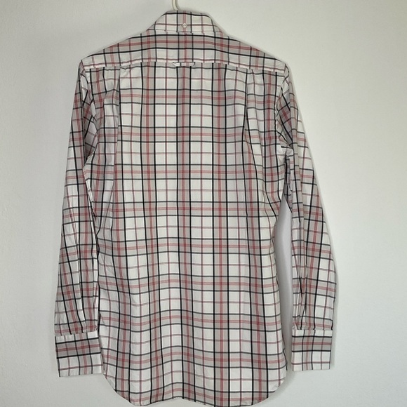 Thom Browne Plaid Long Sleeve Shirt Cotton Size 1 Small - Picture 6 of 16